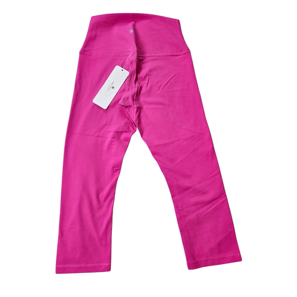 ❤️SPECIAL❤️NWT.CRZ YOGA Butterluxe Capris Leggings In Hibiscus Purple - Picture 4 of 11
